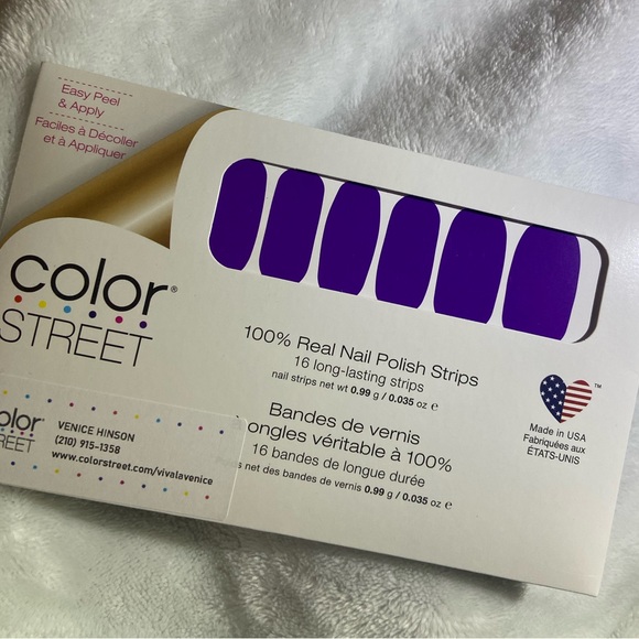 Limited Edition Color Street Nail Polish Strips in Neon Shade “Supercharged” - Picture 6 of 8
